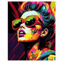 Без бренда «Яркая девушка в солнечных очках» во Владивостоке в интернет-магазине  во Владивостоке Без бренда «Яркая девушка в солнечных очках» во Владивостоке