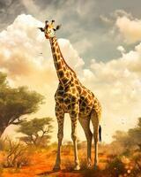 Без бренда «Красивый жираф в солнечный день» во Владивостоке в интернет-магазине  во Владивостоке Без бренда «Красивый жираф в солнечный день» во Владивостоке