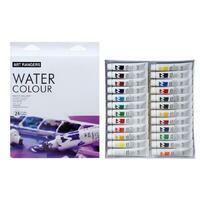 Без бренда «Коробка 24 шт.: Краски акварель «Две картинки» в тюбиках 24 шт. по 12 мл» во Владивостоке