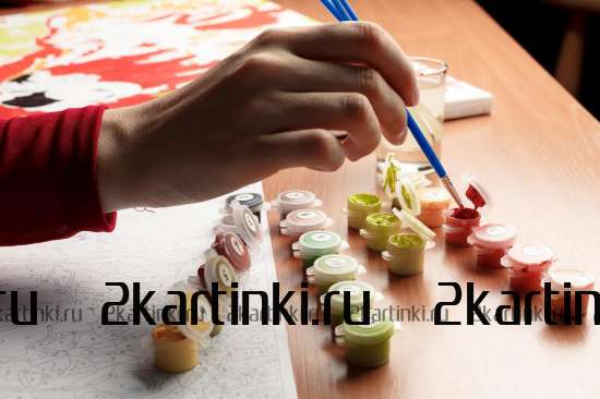 Картина по номерам 40x50 GX8999 Лев в стиле поп-арт за 995 руб. в интернет-магазине во Владивостоке Картина по номерам 40x50 Лев в стиле поп-арт