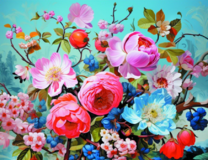 Без бренда «Пионы и другие цветы» во Владивостоке в интернет-магазине во Владивостоке Без бренда «Пионы и другие цветы» во Владивостоке