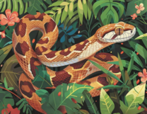 Без бренда «Маисовый полоз в зеленой листве» во Владивостоке