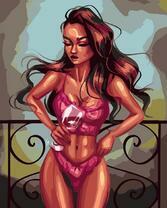 Без бренда «Девушка в нижнем белье с бокалом вина» во Владивостоке